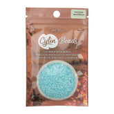 Cylin Beads by John Bead – Glow in the Dark AB - Turquoise – 25g Bag